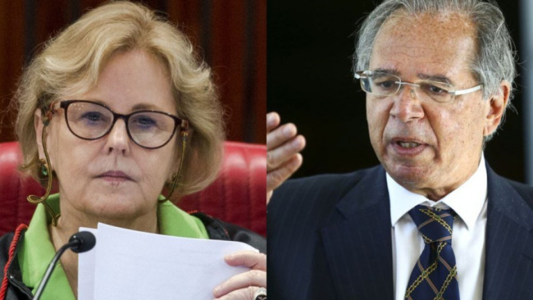 Rosa Weber e Guedes se reúnem para tratar de ICMS nos combustíveis