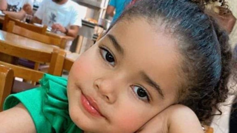 Reprodução Heloísa, de 3 anos, morreu neste sábado (16) após ser baleada por policiais rodoviários
