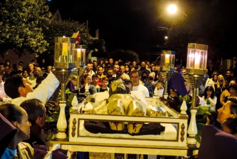Procissão do Santuário do Sagrado Coração, em Vera cruz – Divulgação