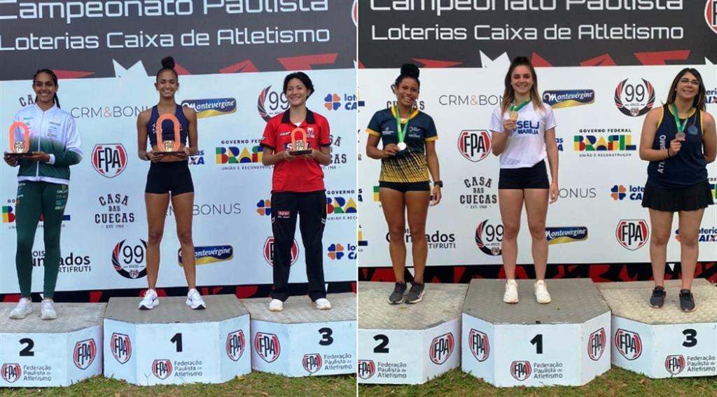 Atletas de Marília brilham e são destaques no Campeonato Paulista Sub-20