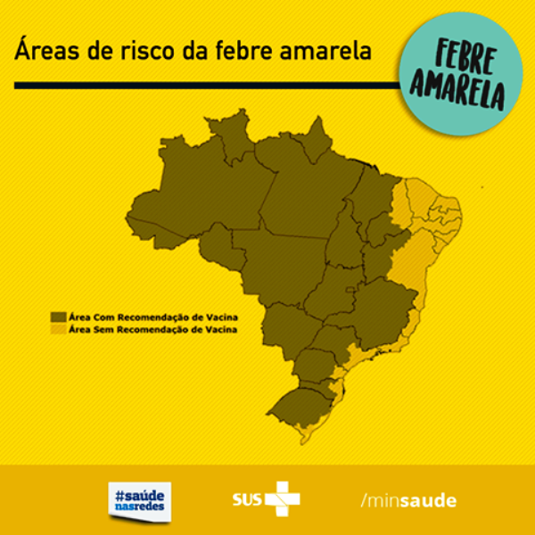 Febre Amarela - Veja quem deve tomar vacina; Marília está na lista de recomendação