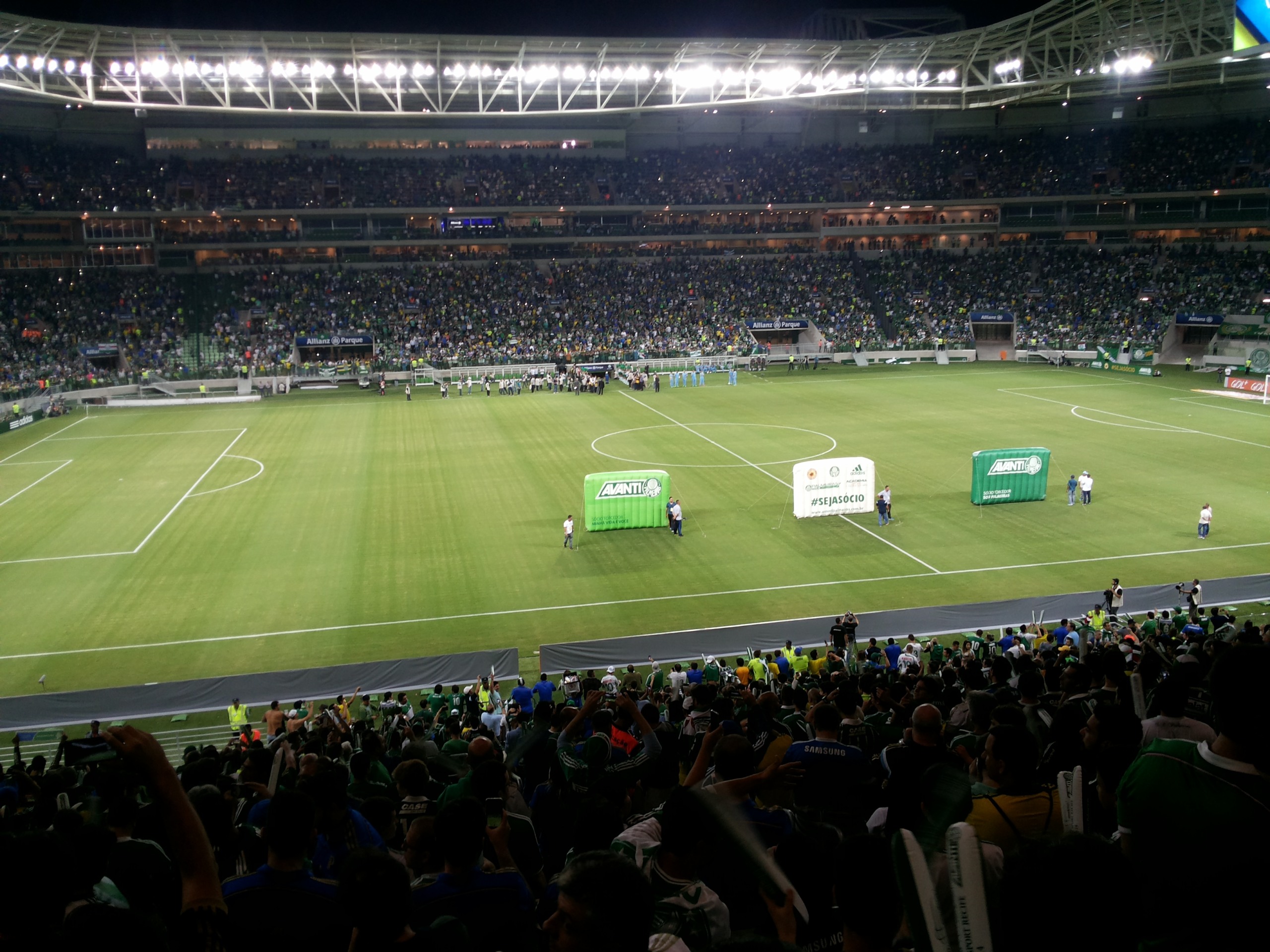 Valeu cada minuto dentro da Arena Palmeiras