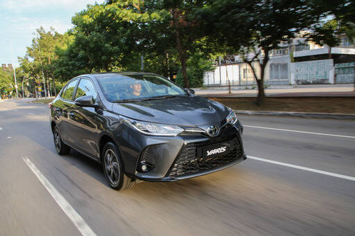 Toyota Yaris Hatch e Sedan. Foto: Divulgação