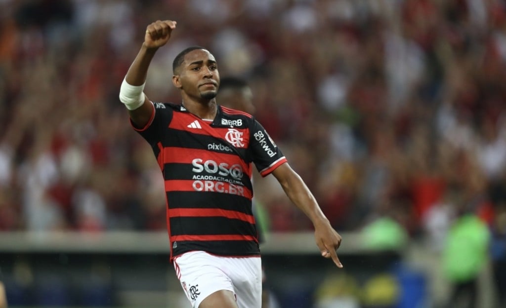 Lorran coroou sua grande atuação marcando o gol da vitória | Foto: Flamengo