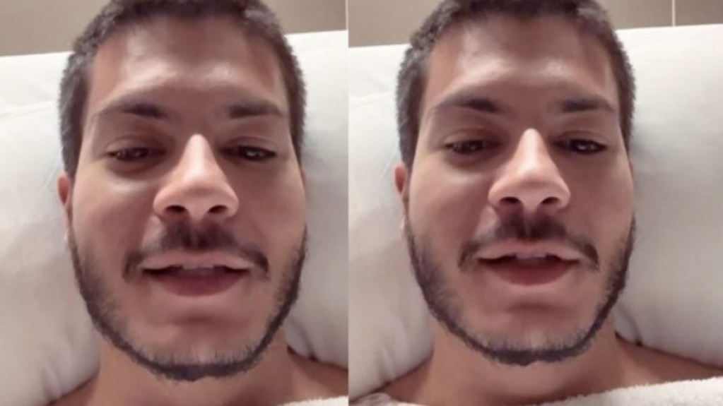 Arthur Aguiar explica sumiço das redes sociais: 'Virose muito forte'