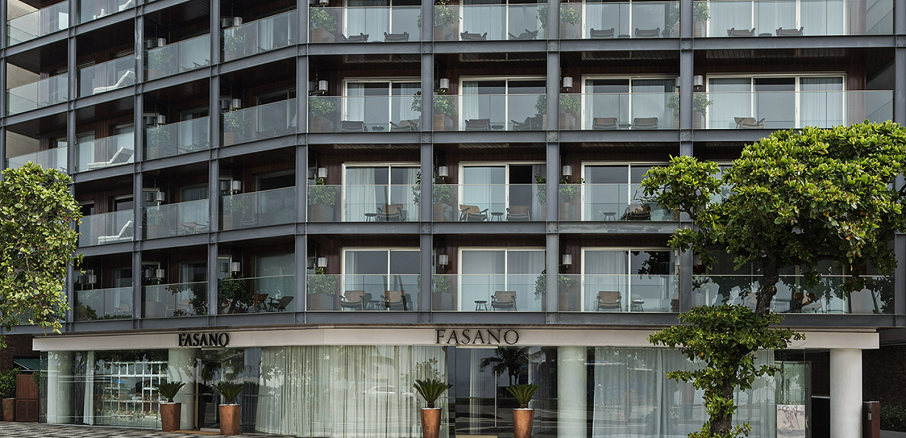 Fachada do Hotel Fasano Rio, em Ipanema. Foto: Divulgação