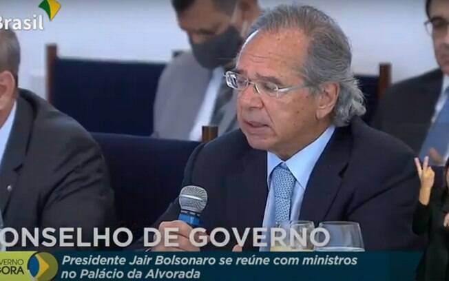 paulo guedes reunião ministerial