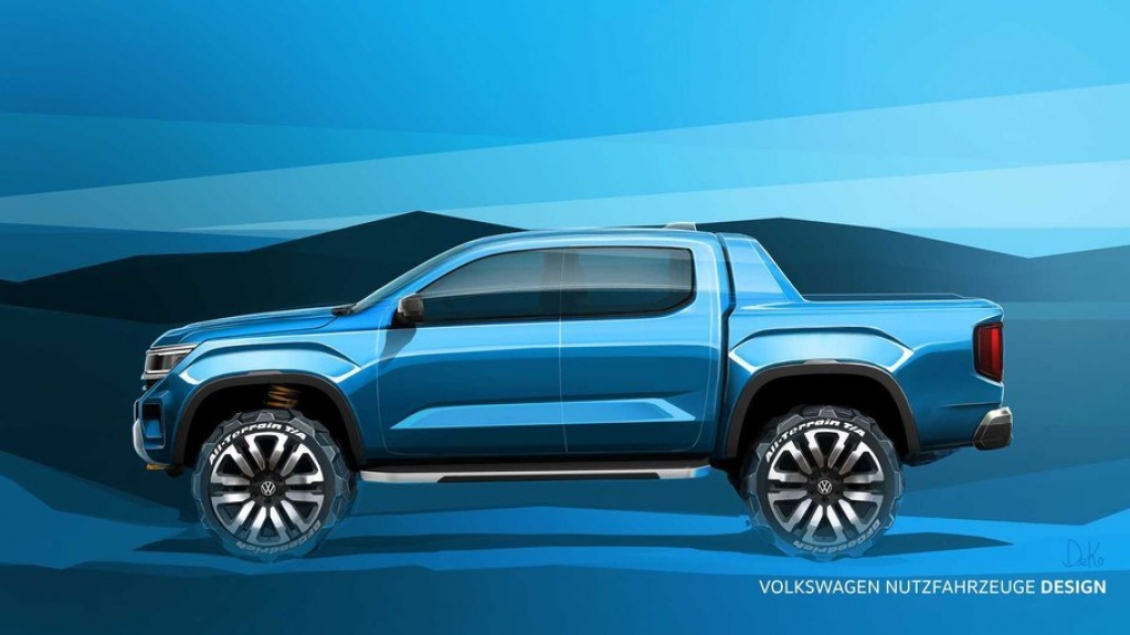 VW revela novas imagens da nova geração da picape Amarok