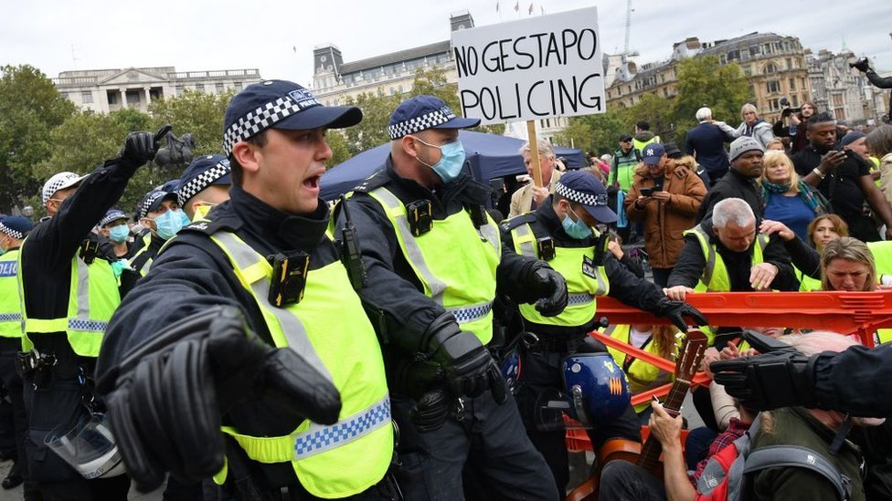 Polícia dispersou manifestantes