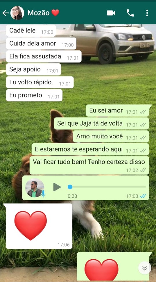 Mensagem de WhatsApp