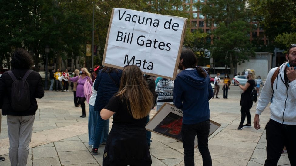 Protesto em Madrid