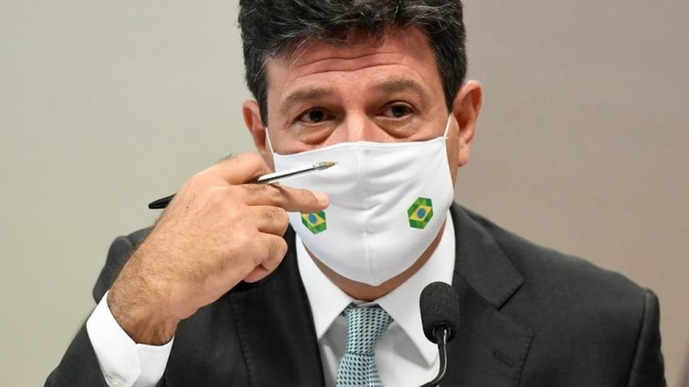 Mandetta em depoimento à CPI