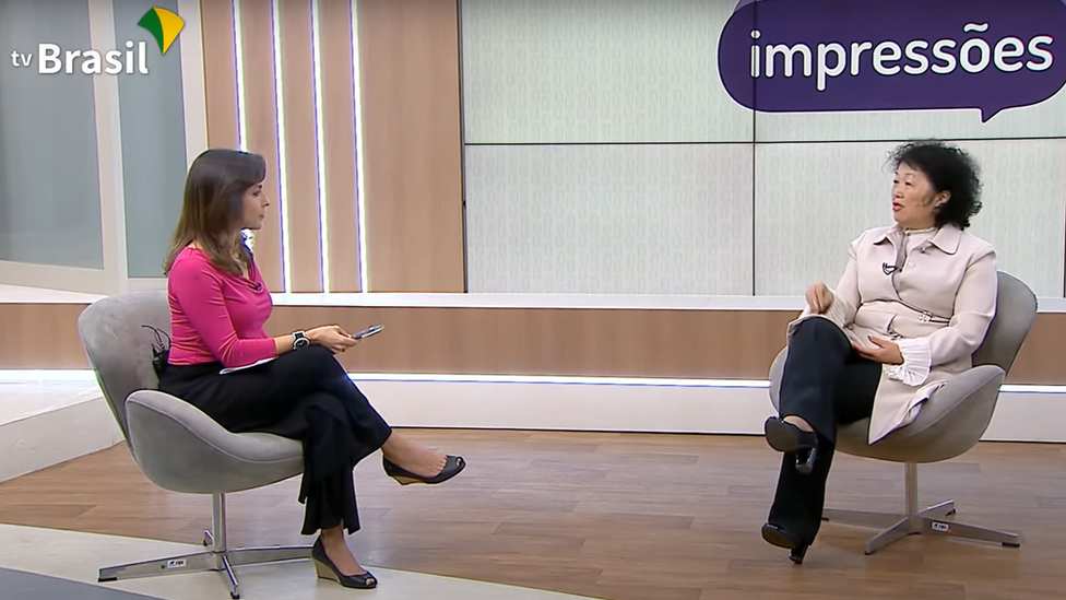 Nise Yamaguchi em entrevista à TV Brasil