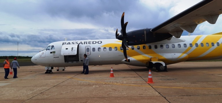 Passaredo chega e expõe necessidade de obras no aeroporto