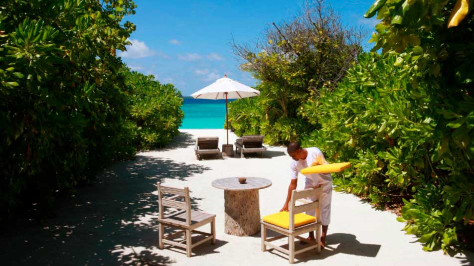 O Six Senses Laamu é um resort de luxo nas Ilhas Maldivas. Foto: Divulgação/Site oficial 23.12-2022