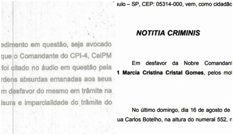 Carteirada - Denúncias a corregedores querem afastar coronel e tirar caso de Bauru