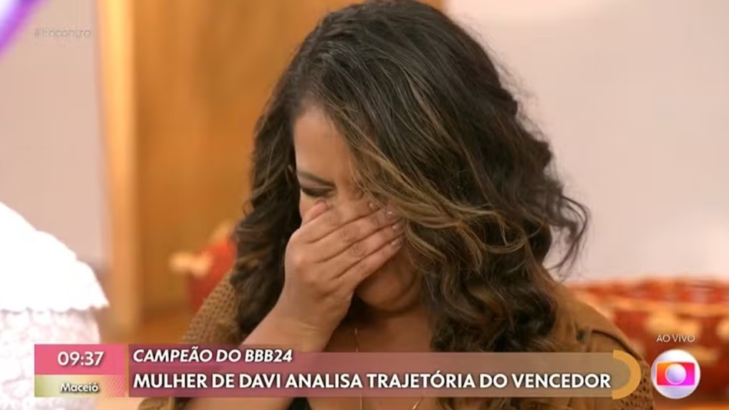 Mulher de Davi, Mani Rego chora ao falar sobre BBB 24: ‘Achei que não ia resistir’