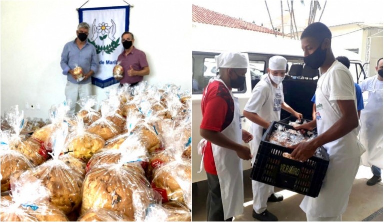 Voluntários, empresas e Educandário produzem panetones para Apae em Marília