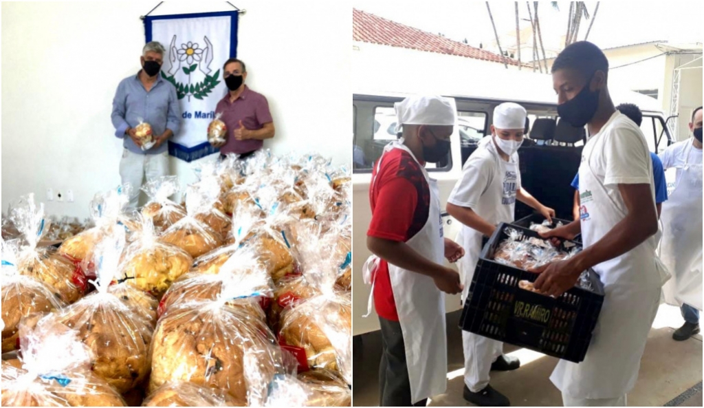 Voluntários, empresas e Educandário produzem panetones para Apae em Marília