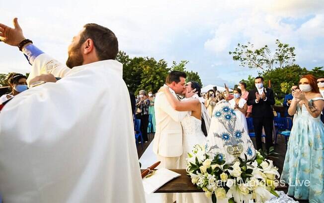 casamento da Gretchen com Esdras de Souza