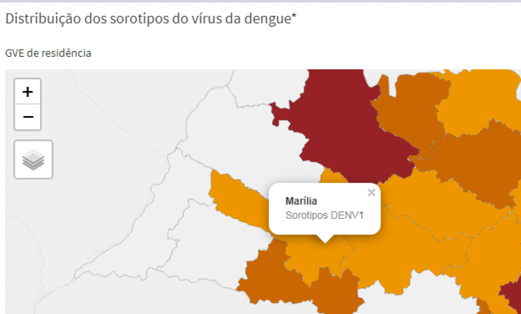 Regiões vizinhas a Marília têm dengue tipos 2 e 3; cidade resiste