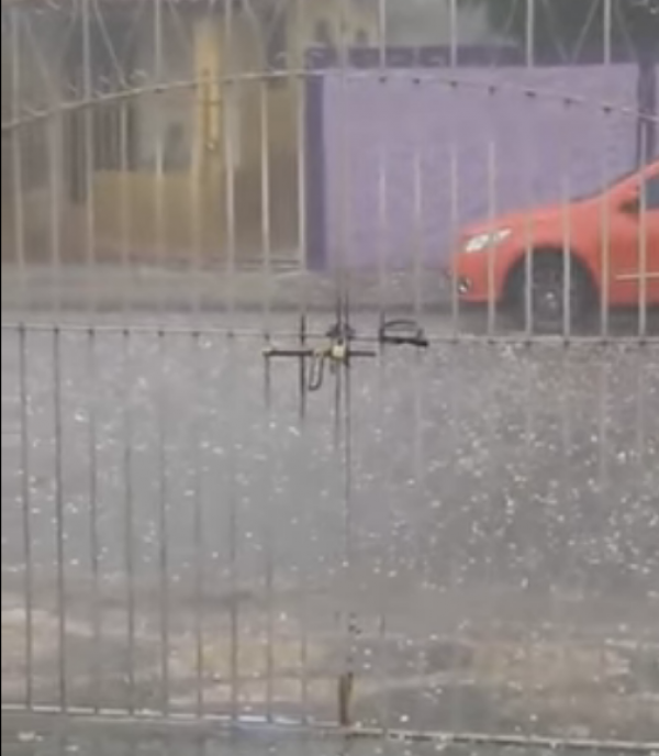 Estado tem vento forte e tempestade de granizo