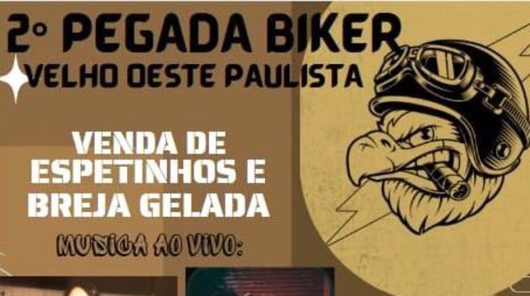 Pegada Biker terá encontro de motos com rock em Marília