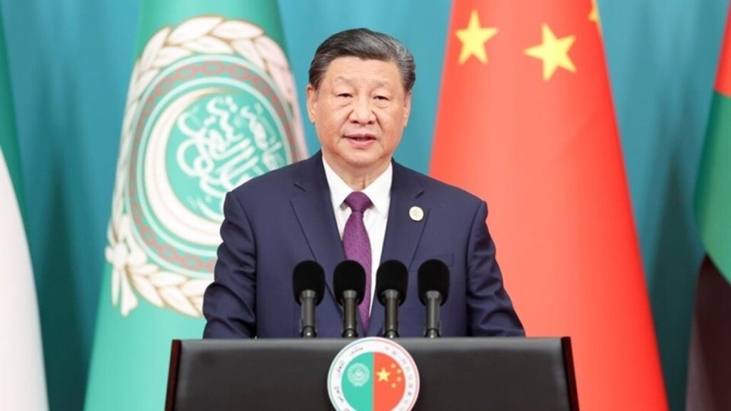 ESTADÃO CONTEÚDO Em fórum com países árabes, presidente da China prega fim dos ataques em Gaza