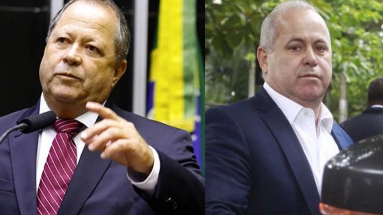 Reprodução: Montagem O Dia – 24/03/2024 Domingos Brazão (à esq.) e Chiquinho Brazão (à dir.) em montagem