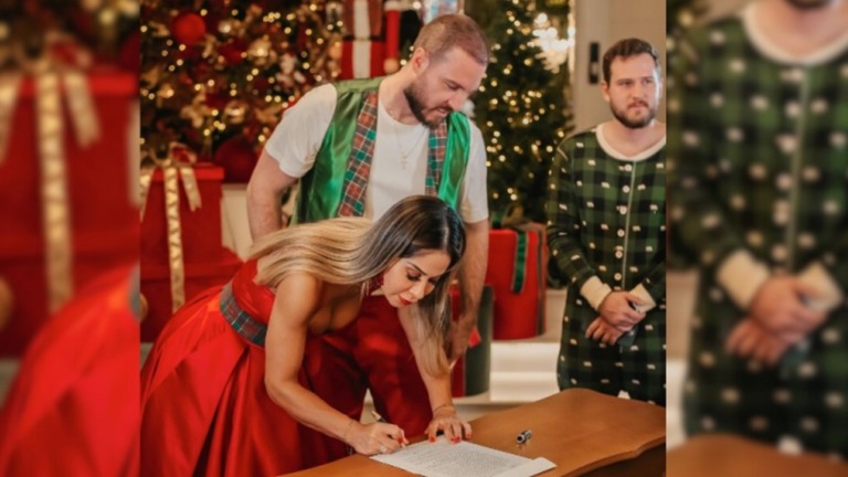 No natal, Thiago Nigro e Maíra Cardi se casam no civil: ‘Comunhão total de bens’