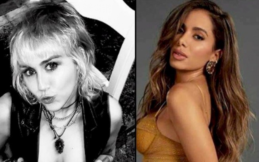 Miley Cyrus diz "Eu te amo, garota" para Anitta Miley Cyrus diz "Eu te amo, garota" para Anitta
