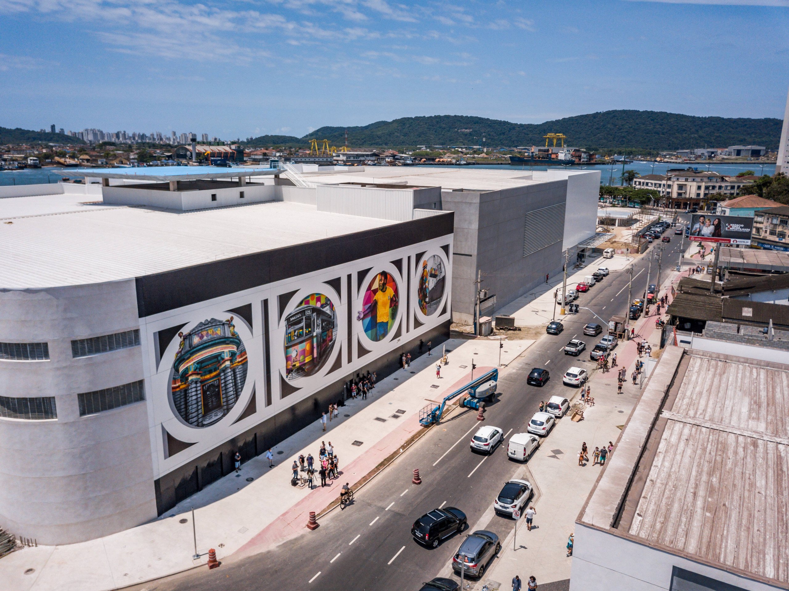 Mural Coração Santista. Foto: Martin Lima 