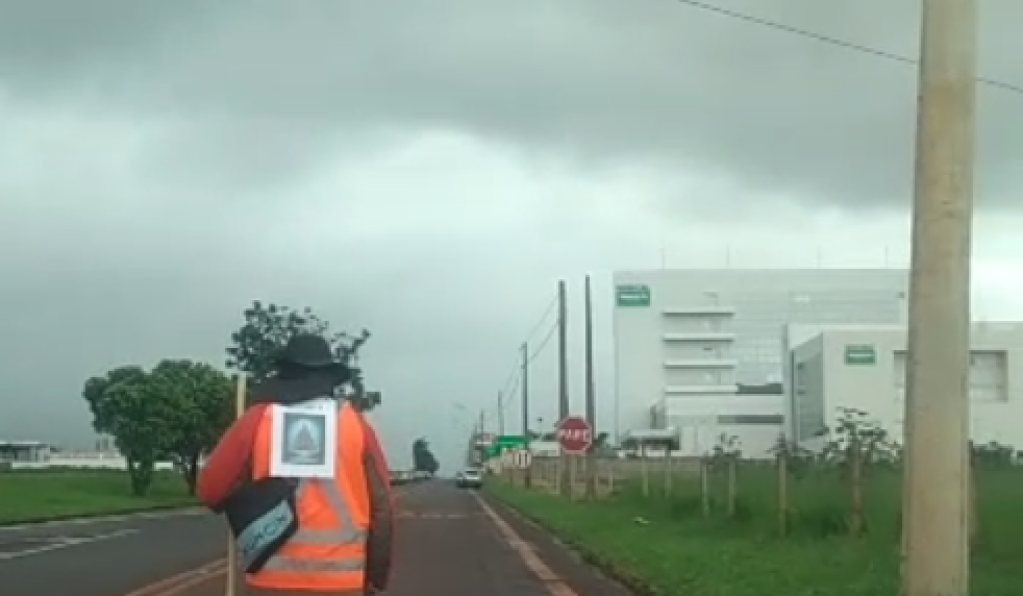 Chuva e neblina criam obstáculos extras para viagem de peregrino de Marília
