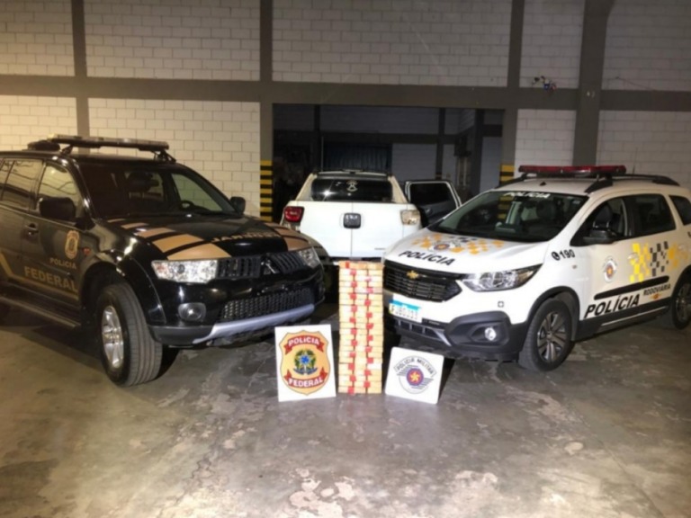 PF apreende 67kg de cocaína  após aboardagem de motorista na região