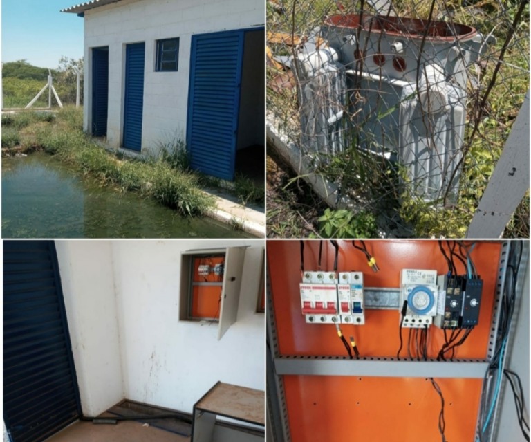 Tratamento de esgoto para no Maracá, transborda e polui após furto de equipamentos