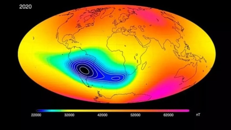 Reprodução/ESA Fenômeno vai da região sul da América até a África