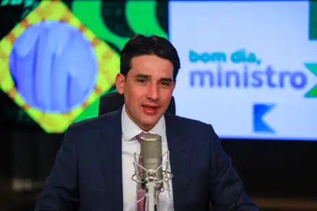 Brasília (DF) 22/05/2024 O ministro de Portos e Aeroportos, Silvio Costa Filho, dá entrevista ao programa Bom Dia, Ministro   Foto: Fabio Rodrigues-Pozzebom/ Agência Brasil