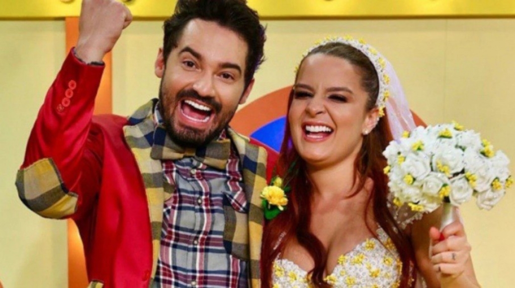 Maiara e Fernando se casam em live junina