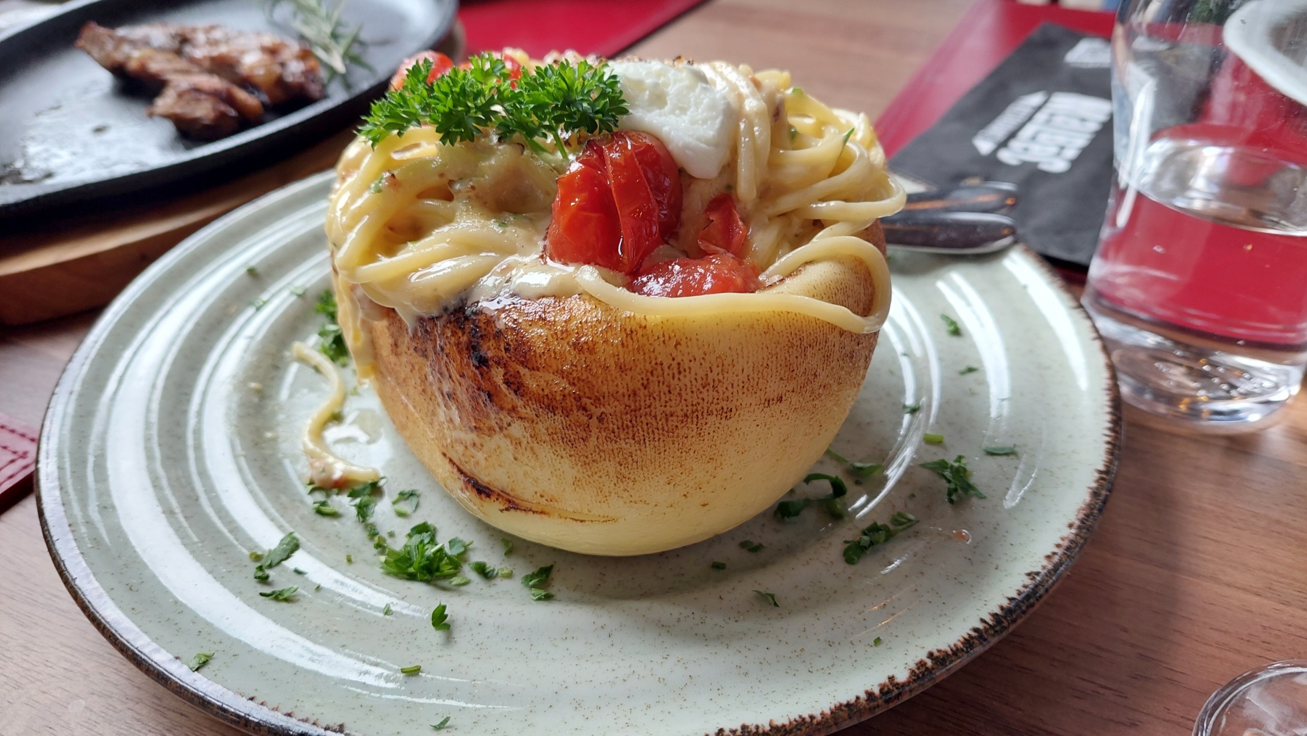 Carbonara do Sacristão, servida na Casa Di Pietro. Foto: Dimítria Coutinho/Portal iG