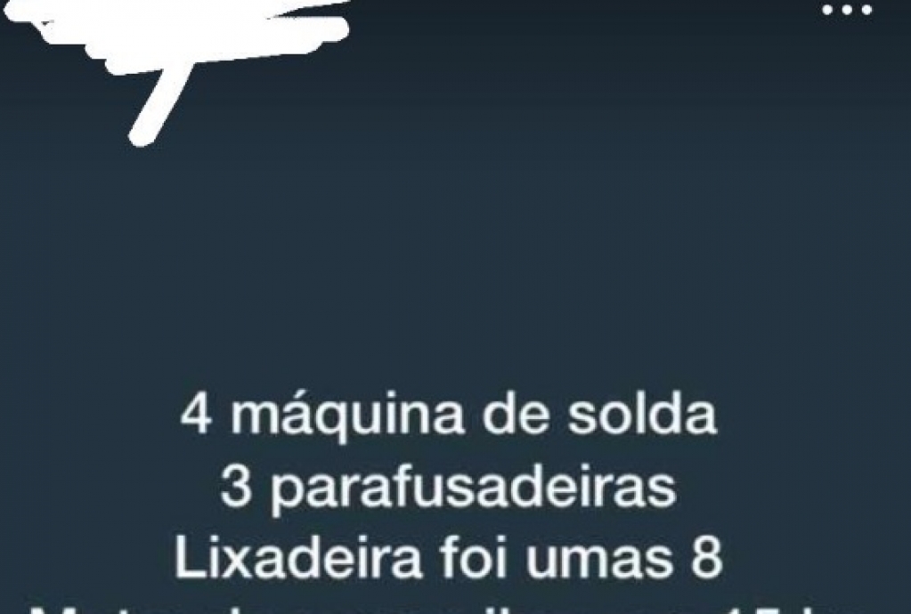 Empresa de Pompéia perde ferramentas em furto e alerta contra venda