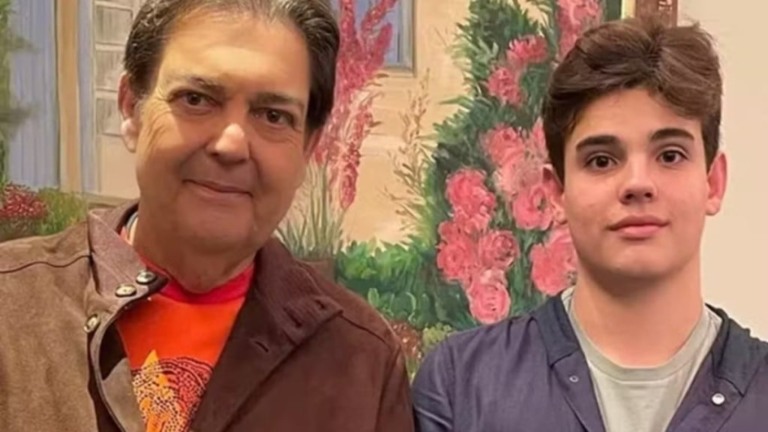 ESTADÃO CONTEÚDO Faustão festeja aniversário do filho caçula após recuperação do transplante de rim