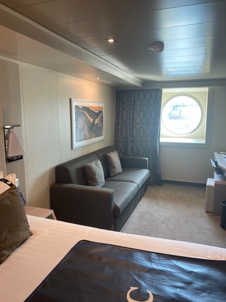 uma das cabines do MSC Seashore