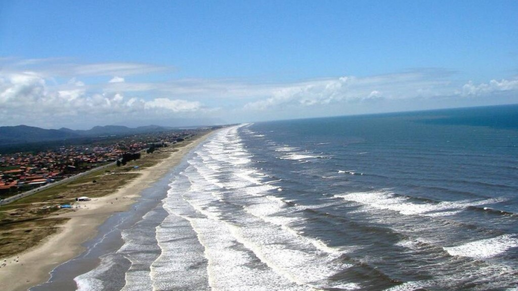 Reprodução/Flickr Das praias de Santos, a Praia do Boqueirão é uma das mais movimentadas