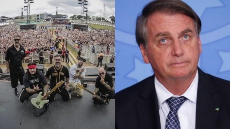 'Lollapalooza': Detonautas faz protesto contra Bolsonaro em show