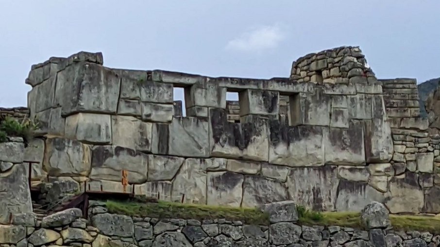 O Templo das Três Janelas, em Machu Picchu, no Peru