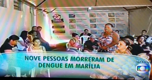 Programa destaca nível de epidemia em Marília – Foto: Reprodução