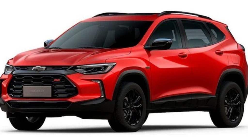 Reprodução Chevrolet Tracker RS tem detalhes mais esportivos como rodas escurecidas de aro 17 e grade pintada em preto brilhante