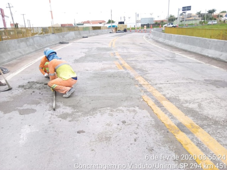 Entrevias divulga imagens de obra e previsão para liberar viaduto em Marília