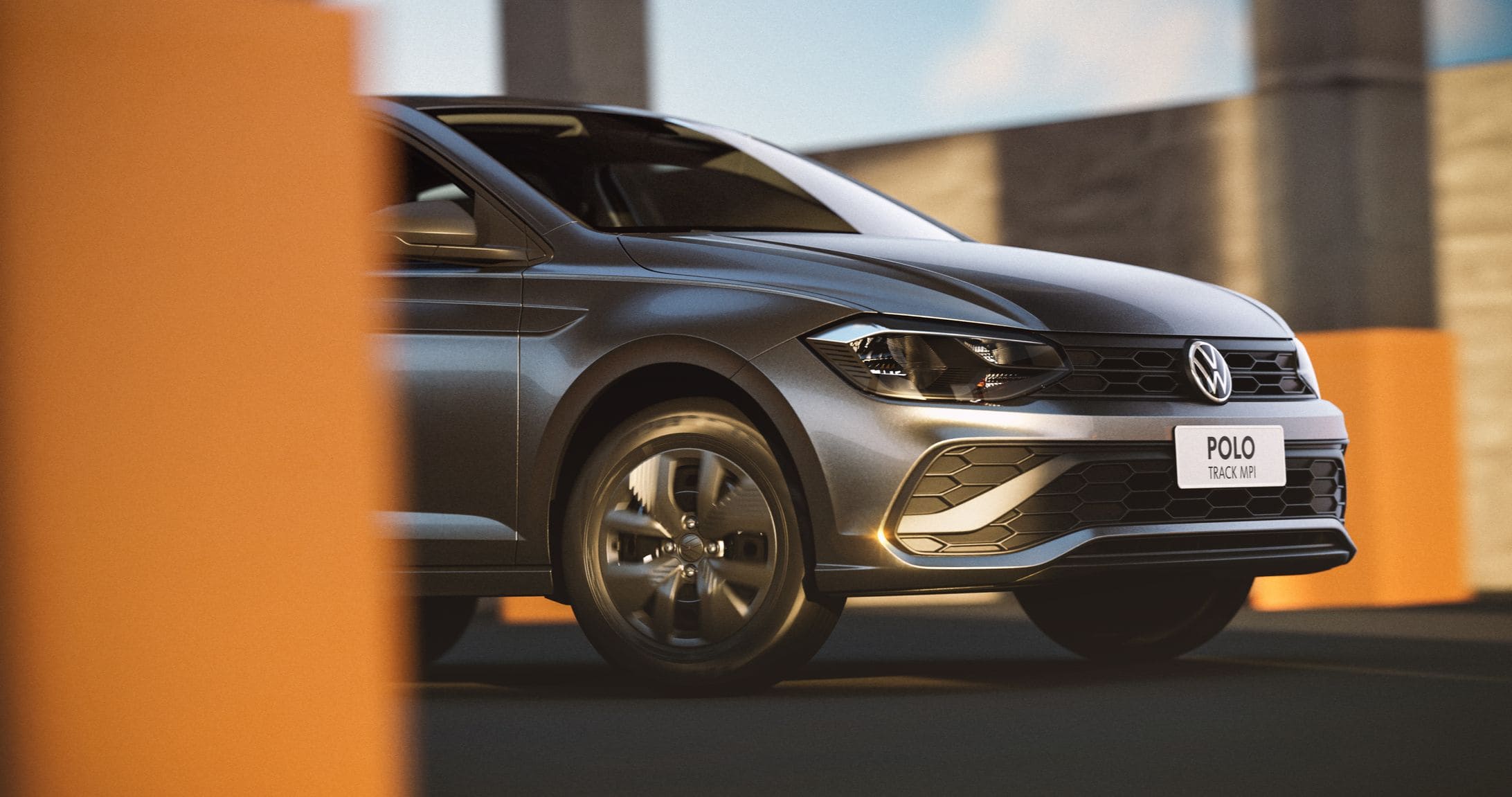 Polo Track. Foto: Divulgação/Volkswagen