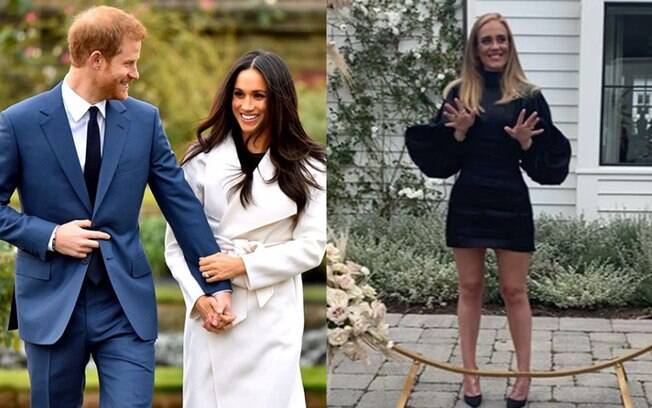 Príncipe Harry, Meghan Markle e Adele